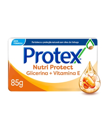 Sabonete em barra Protex Nutri Protect Glicerina com Vitamina E