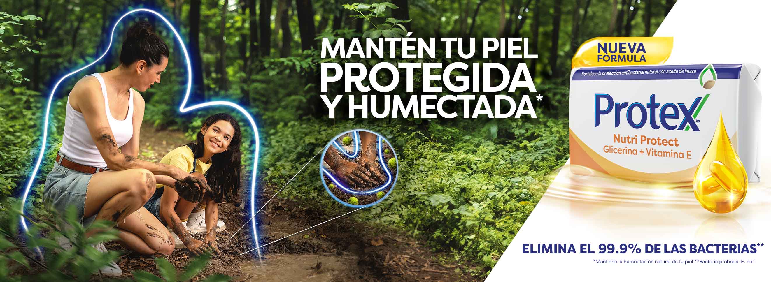 sabonete antibacteriano Protex Nutri Protect com glicerina