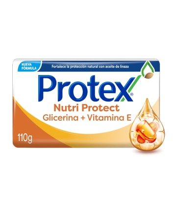 Jabón en barra Protex Nutri Protect Glicerina con Vitamina E  