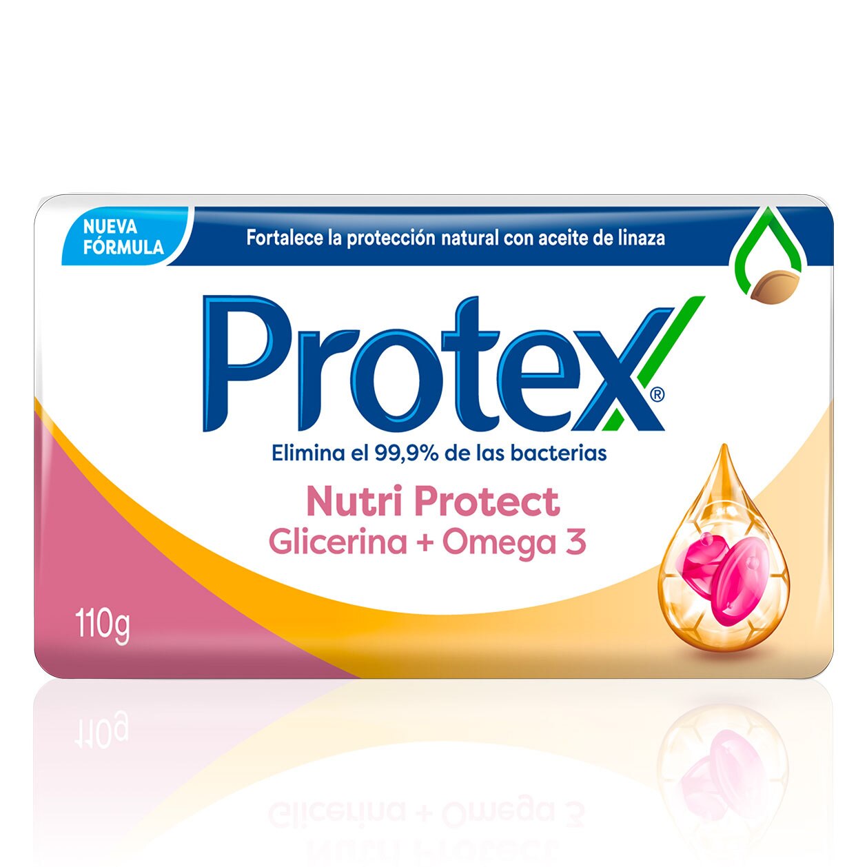 Jabón Protex Nutri Protect Glicerina + Omega 3