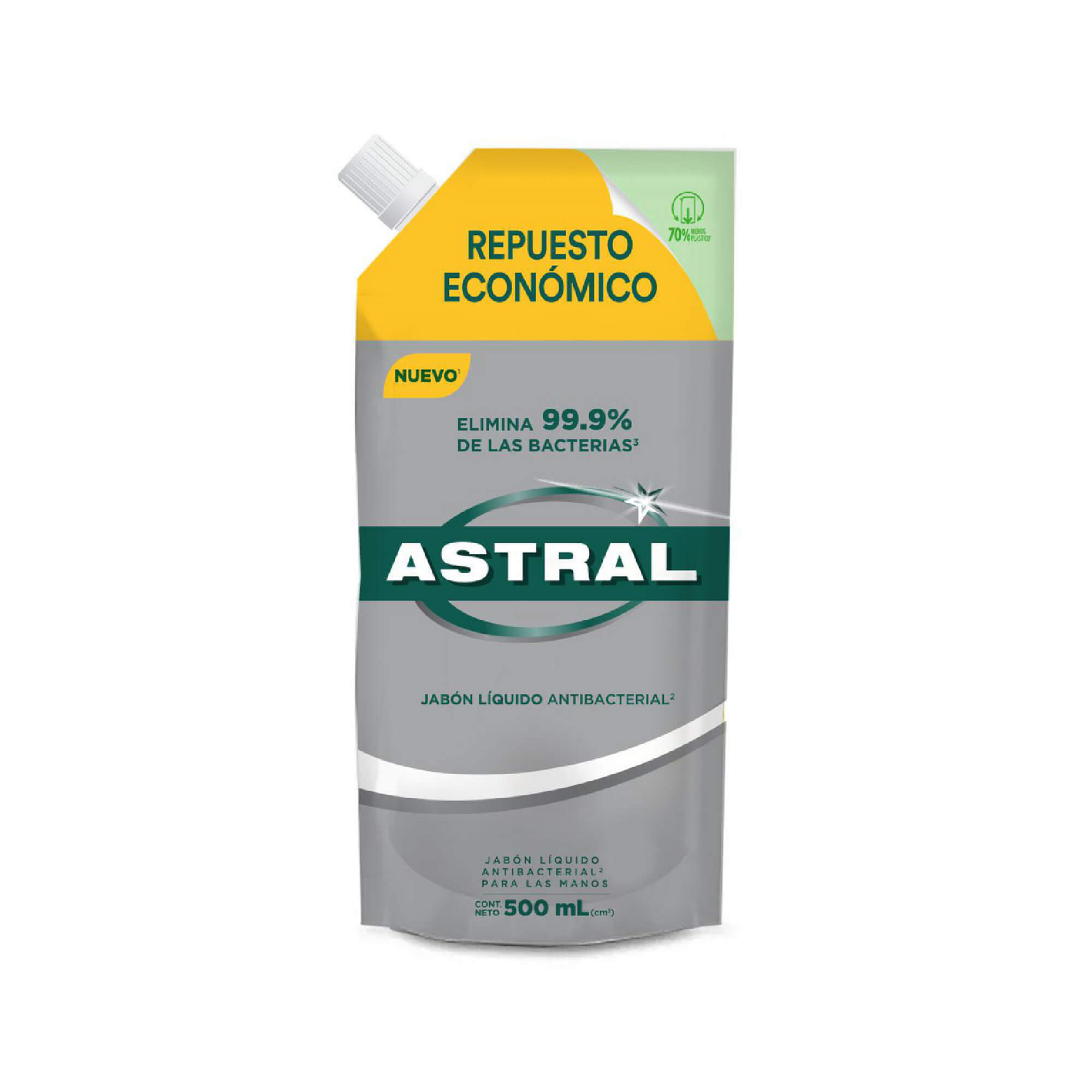 Jabón líquido Astral Plata Doypack